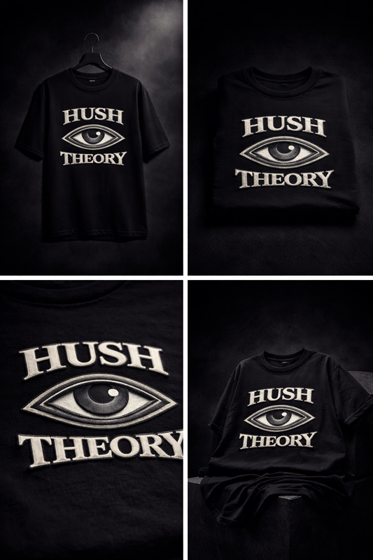 HUSH THEORY | Drop-31 Limited Embroidered Oversized Tee