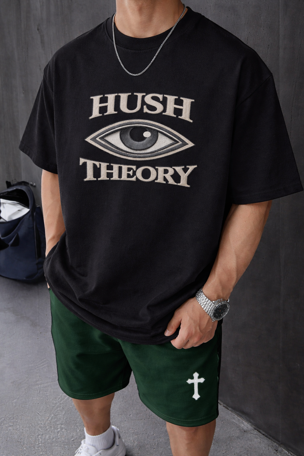 HUSH THEORY | Drop-31 Limited Embroidered Oversized Tee
