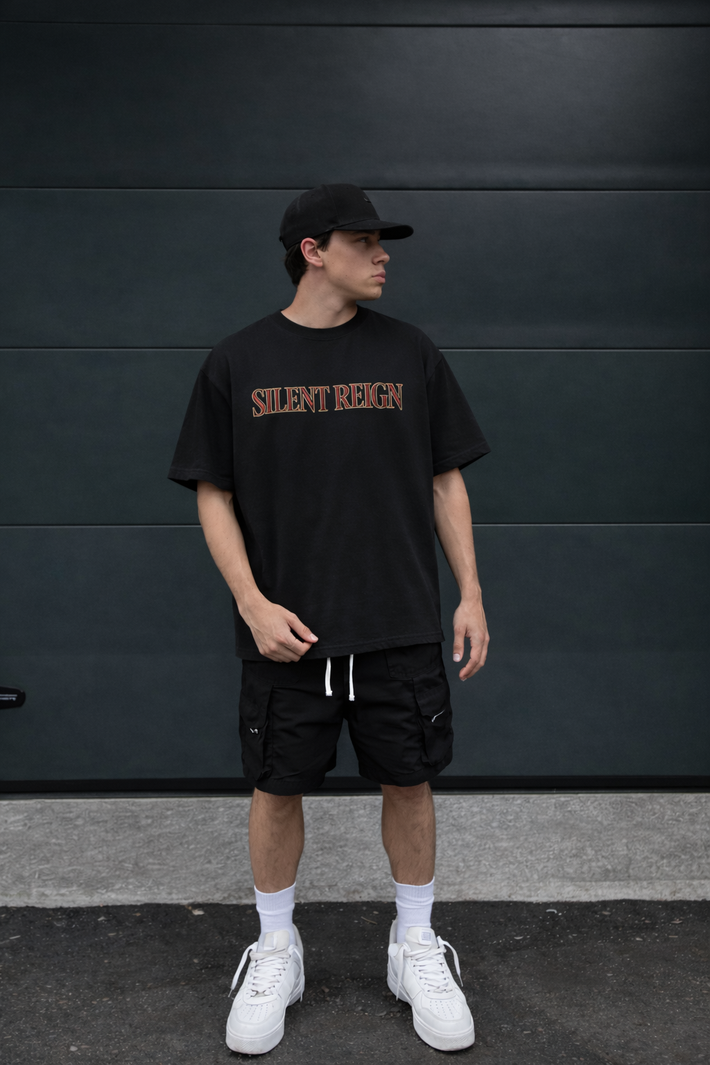 SILENT REIGN | Drop-28 Limited Embroidered Oversized Tee