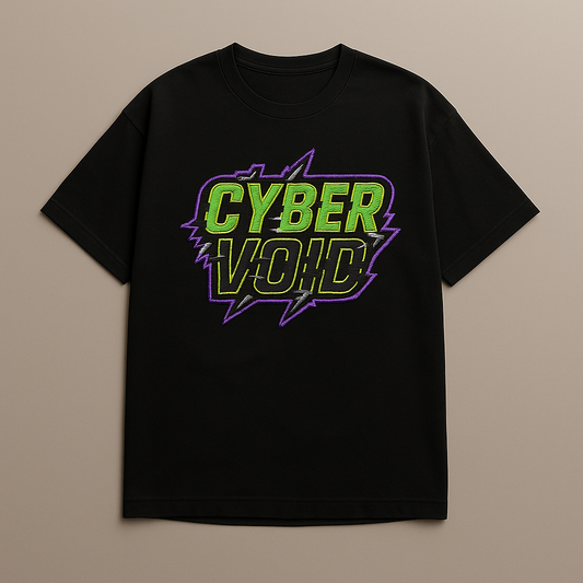 CYBER VOID | Drop-2 Limited Embroidered Ov-Tee