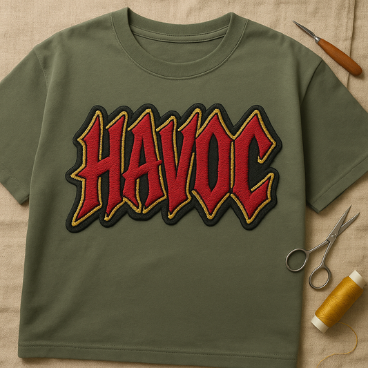 HAVOC | Drop-21 Limited Embroidered Oversized Tee
