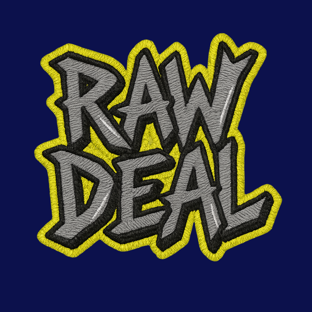 RAW DEAL | Drop-5 Embroidered Ov-Tee