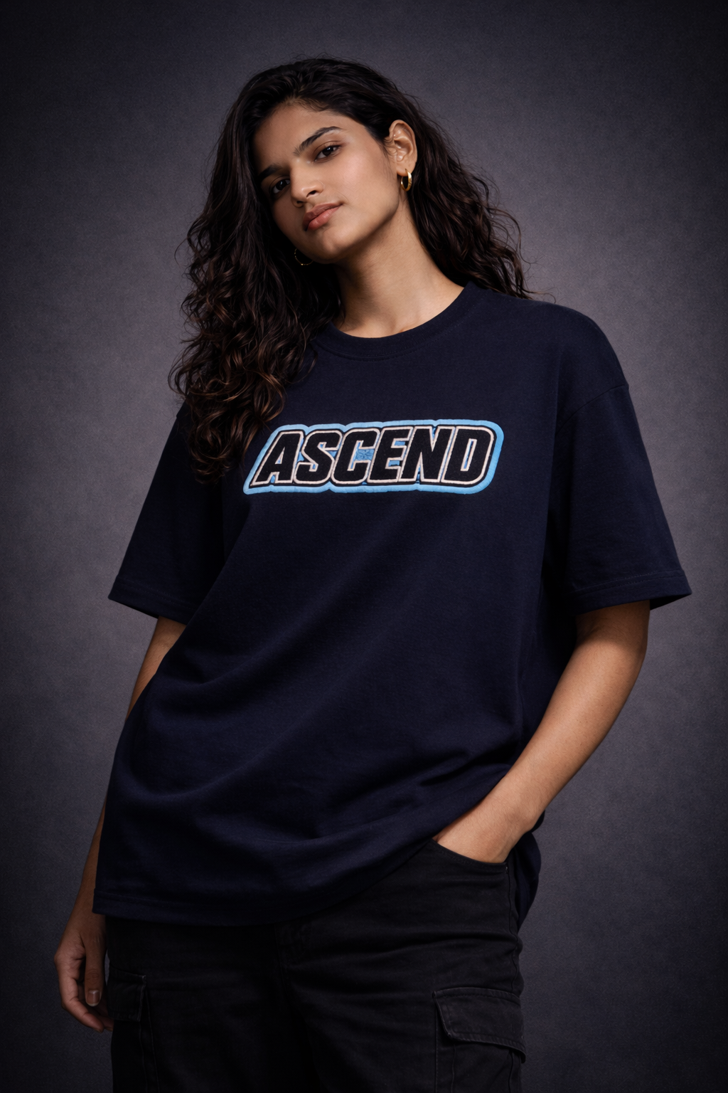 ASCEND | Drop-20 Limited Embroidered Oversized Tee