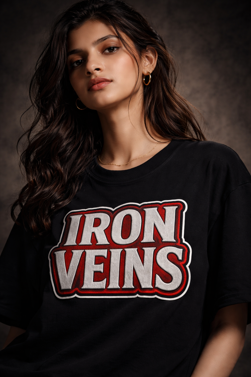 IRON VEINS | Drop-12 Limited Embroidered Ov-Tee