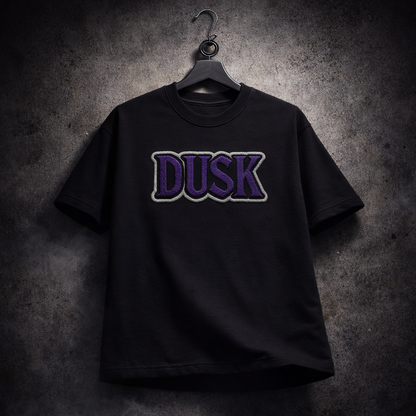 DUSK | Drop-22 Limited Embroidered Oversized Tee