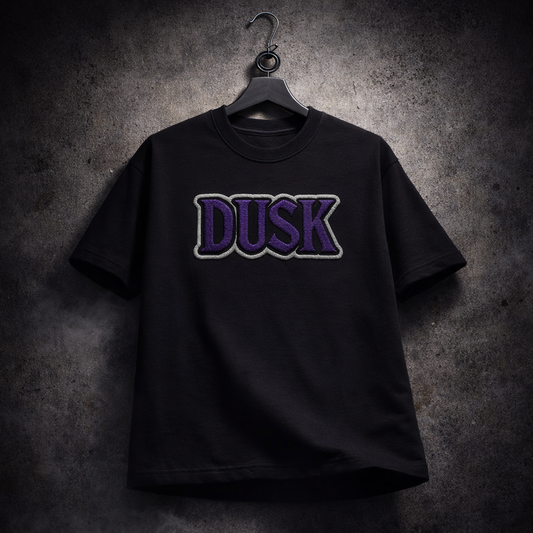 DUSK | Drop-22 Limited Embroidered Oversized Tee