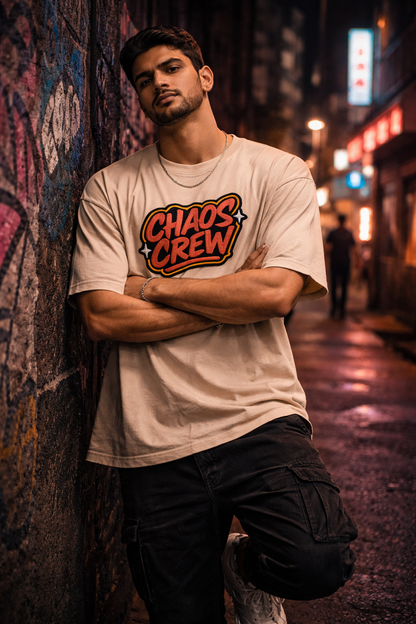 CHAOS CREW | Drop-11 Embroidered Ov-Tee