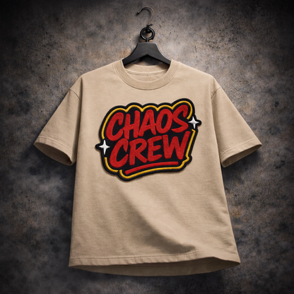 CHAOS CREW | Drop-11 Embroidered Ov-Tee