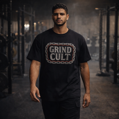 GRIND CULT | Drop-24 Limited Embroidered Oversized Tee