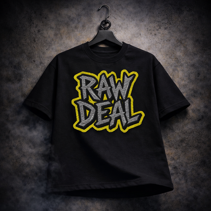 RAW DEAL | Drop-5 Embroidered Ov-Tee