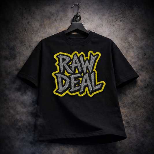 RAW DEAL | Drop-5 Embroidered Ov-Tee