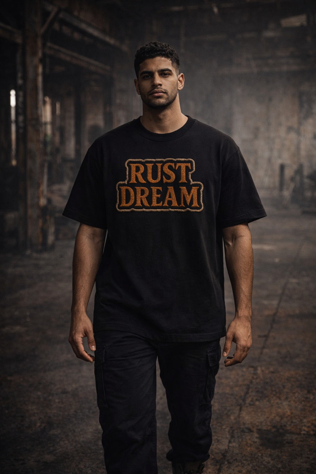 RUST DREAM | Drop-23 Limited Embroidered Oversized Tee