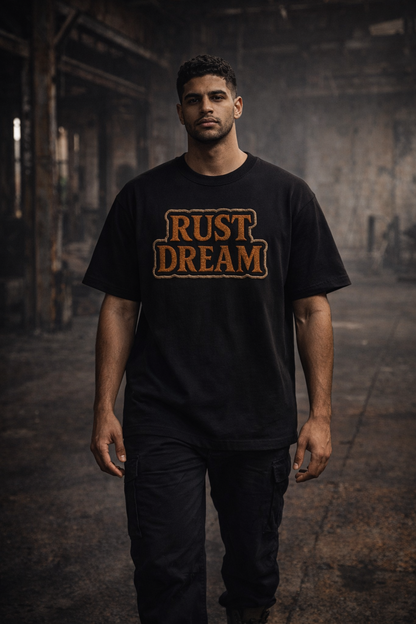 RUST DREAM | Drop-23 Limited Embroidered Oversized Tee
