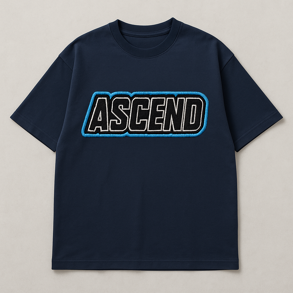 ASCEND | Drop-20 Limited Embroidered Oversized Tee