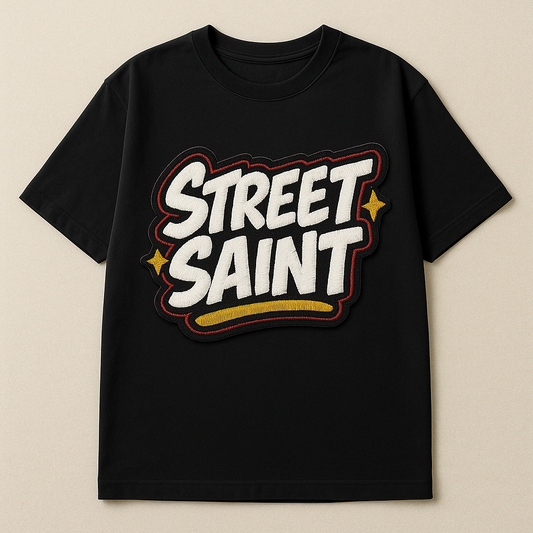 STREET SAINT | Drop-8 Limited Embroidered Ov-Tee
