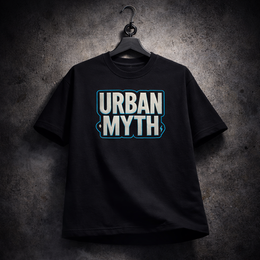 URBAN MYTH | Drop-14  Embroidered Oversized Tee