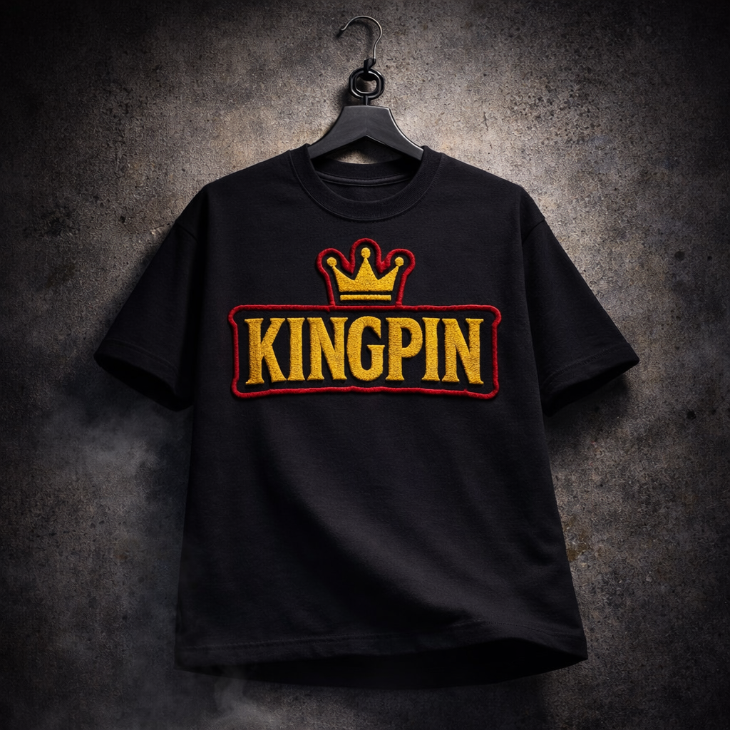 KINGPIN | Drop-19 Embroidered Oversized Tee