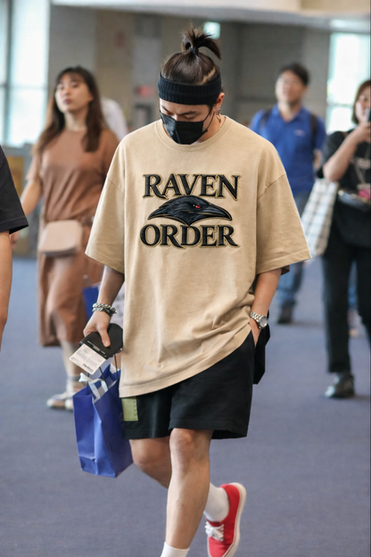 RAVEN ORDER | Drop-26 Limited Embroidered Oversized Tee