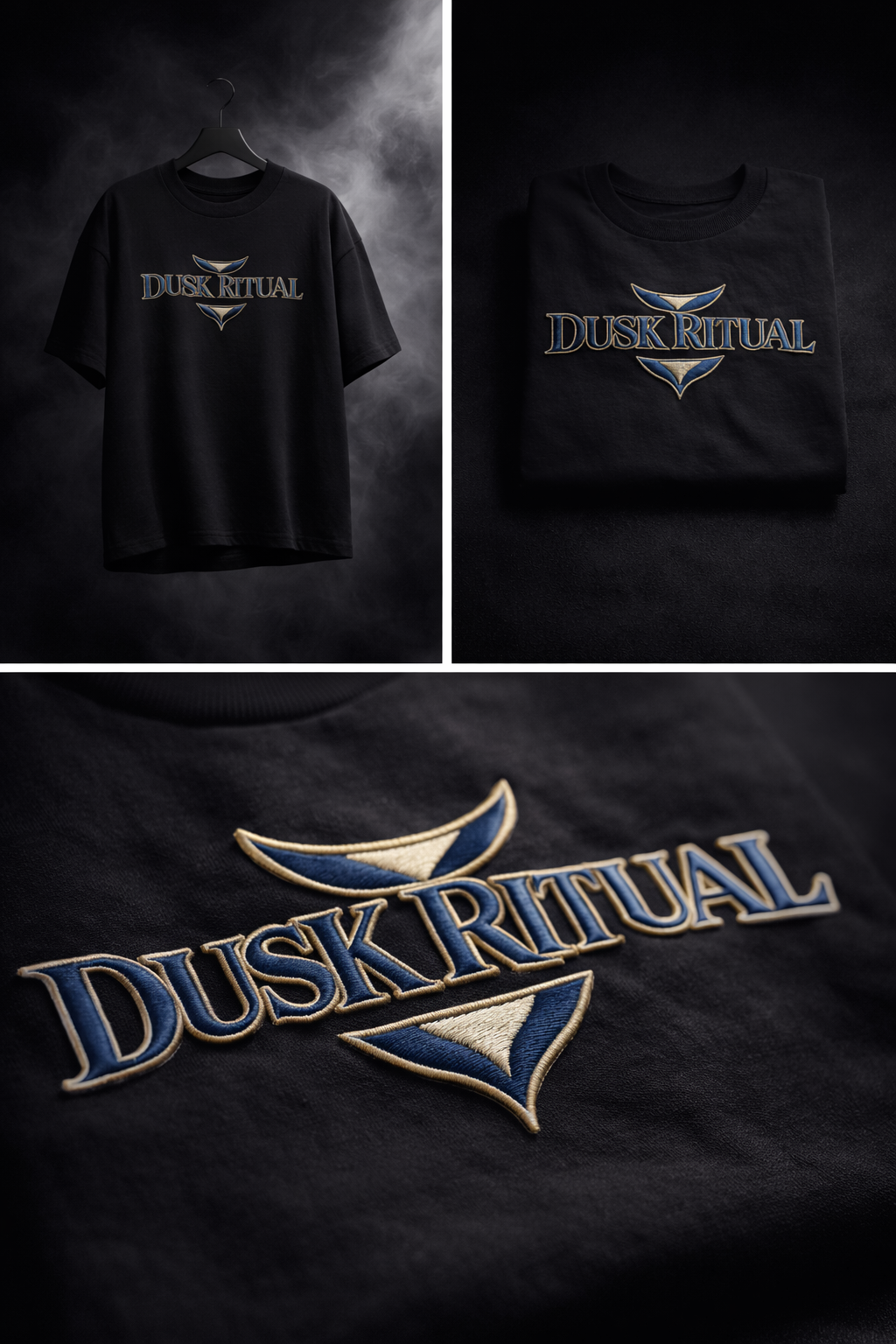 DUSK RITUAL | Drop-29 Limited Embroidered Oversized Tee