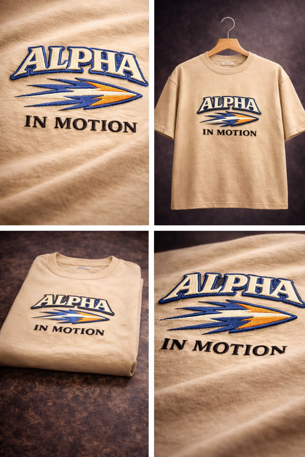 ALPHA IN MOTION | Drop-39 Limited Embroidered Oversized Tee