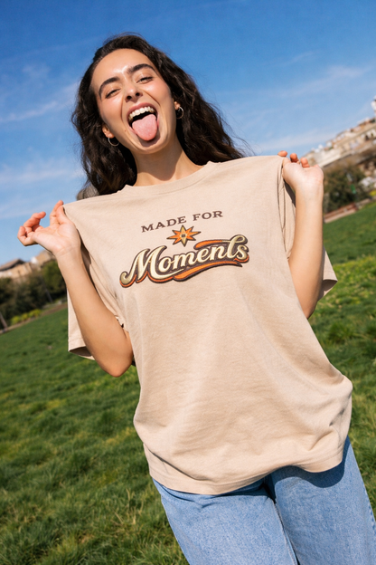 MADE FOR Moments | Drop-41 Limited Embroidered Oversized Tee
