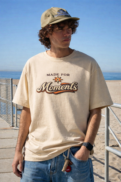 MADE FOR Moments | Drop-41 Limited Embroidered Oversized Tee