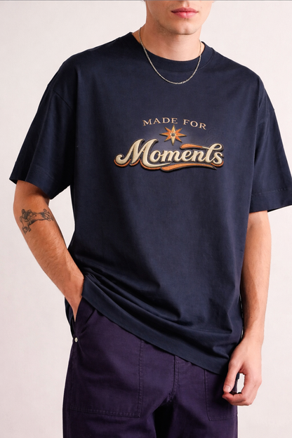 MADE FOR Moments | Drop-41 Limited Embroidered Oversized Tee