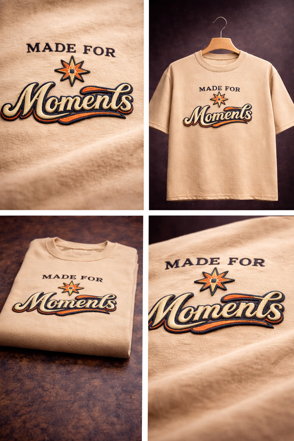 MADE FOR Moments | Drop-41 Limited Embroidered Oversized Tee