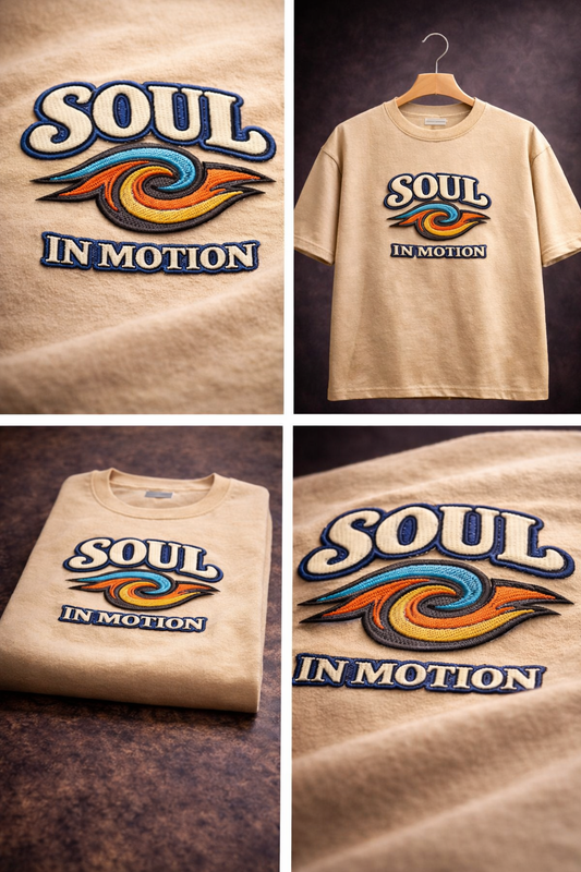 SOUL IN MOTION | Drop-42 Limited Embroidered Oversized Tee