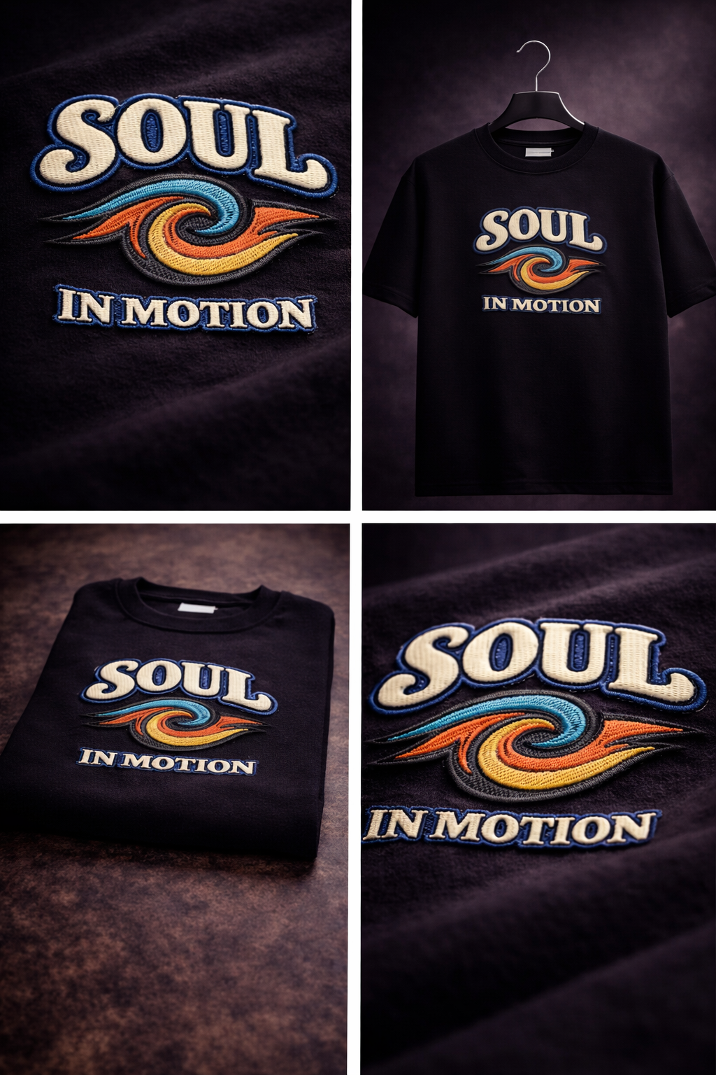 SOUL IN MOTION | Drop-42 Limited Embroidered Oversized Tee