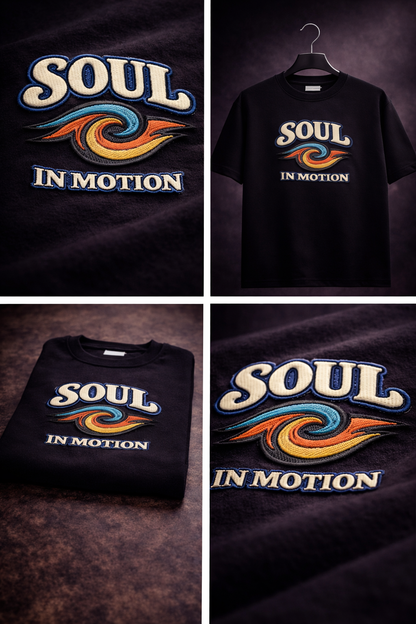 SOUL IN MOTION | Drop-42 Limited Embroidered Oversized Tee