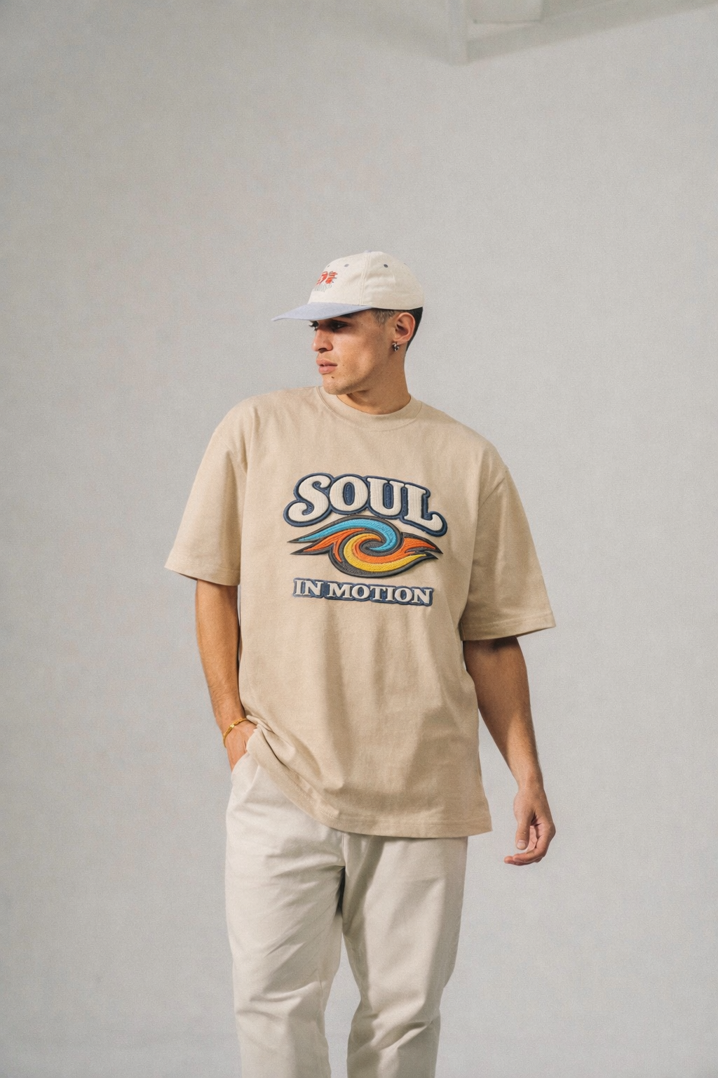 SOUL IN MOTION | Drop-42 Limited Embroidered Oversized Tee