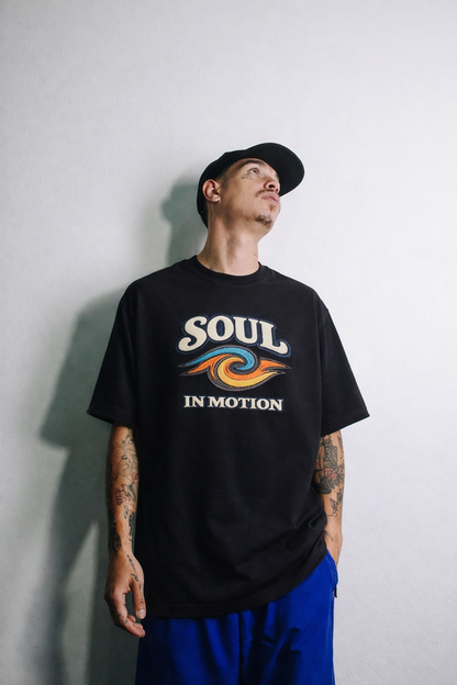 SOUL IN MOTION | Drop-42 Limited Embroidered Oversized Tee