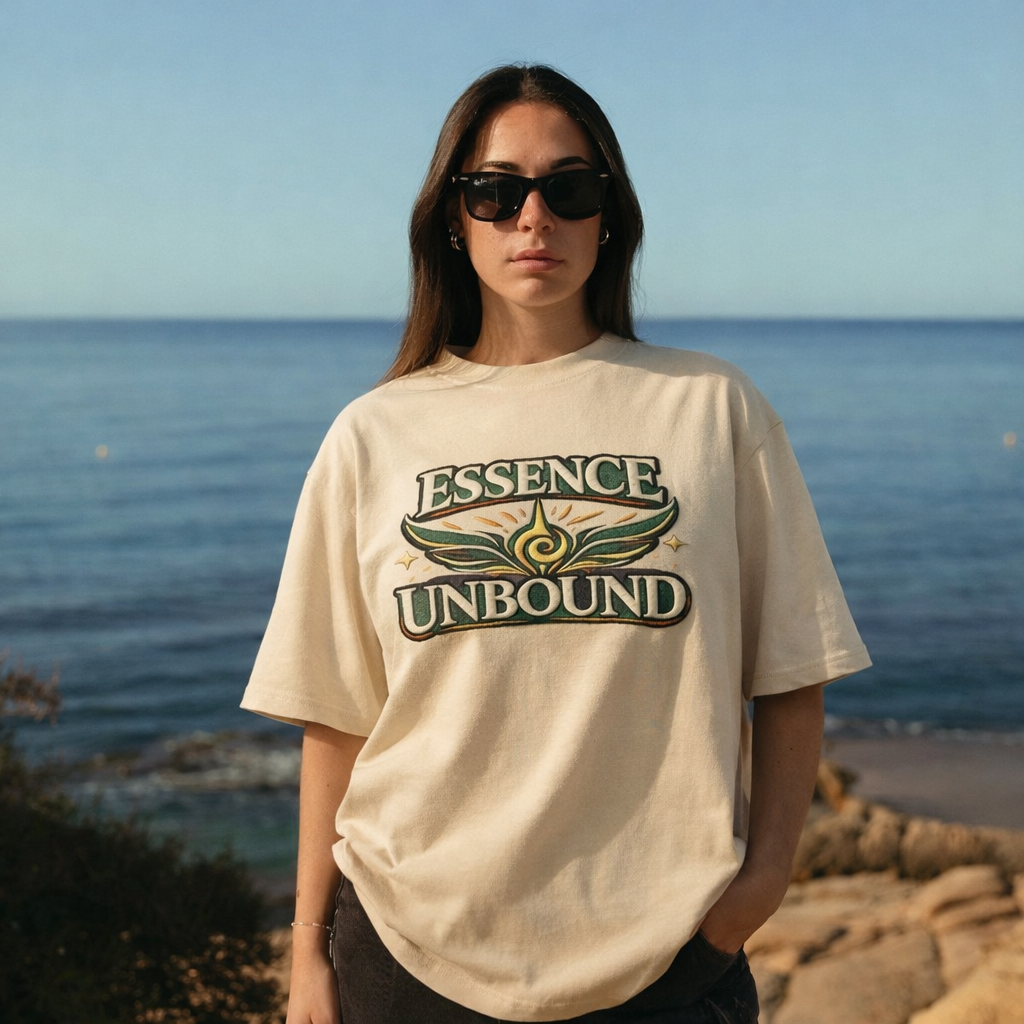 ESSENCE UNBOUND | Drop-49 Limited Embroidered Oversized Tee