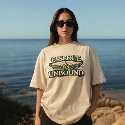 ESSENCE UNBOUND | Drop-49 Limited Embroidered Oversized Tee