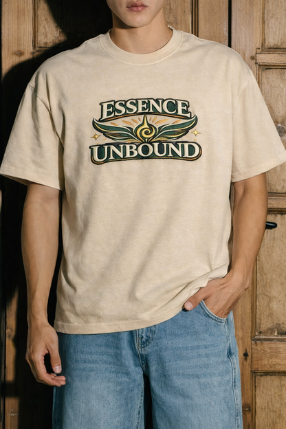 ESSENCE UNBOUND | Drop-49 Limited Embroidered Oversized Tee