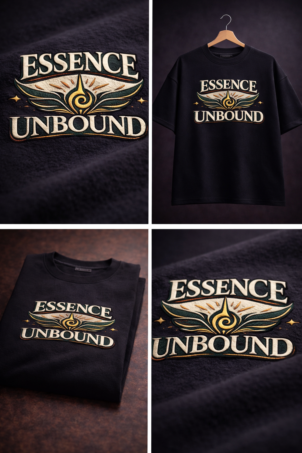 ESSENCE UNBOUND | Drop-49 Limited Embroidered Oversized Tee