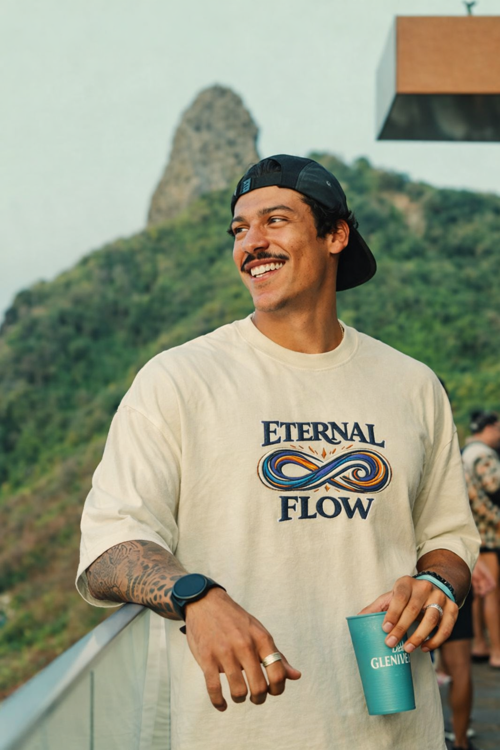 ETERNAL FLOW | Drop-50 Limited Embroidered Oversized Tee