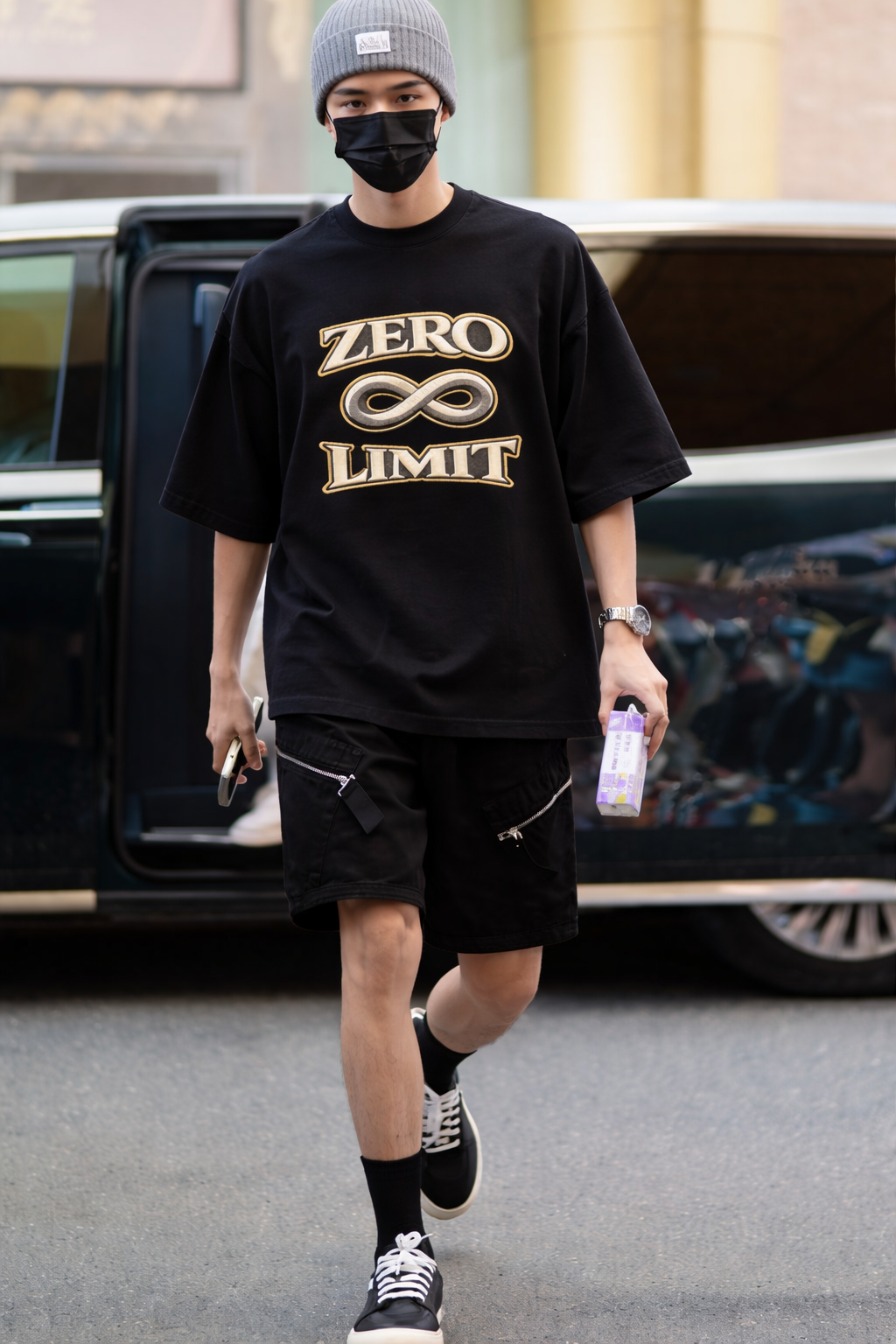 ZERO LIMIT | Drop-33 Limited Embroidered Oversized Tee