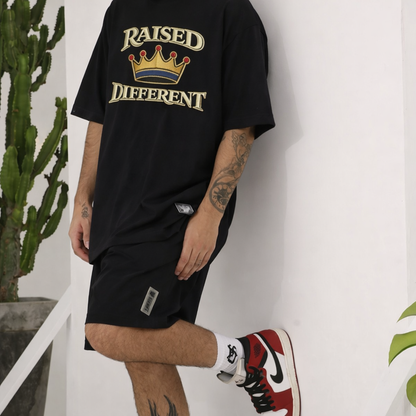 RAISED DIFFERENT | Drop-34 Limited Embroidered Oversized Tee