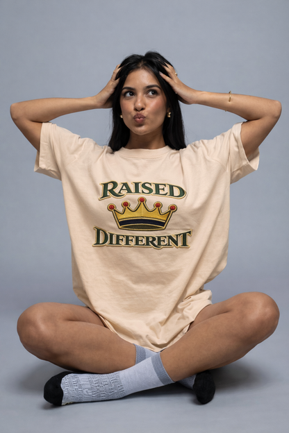 RAISED DIFFERENT | Drop-34 Limited Embroidered Oversized Tee