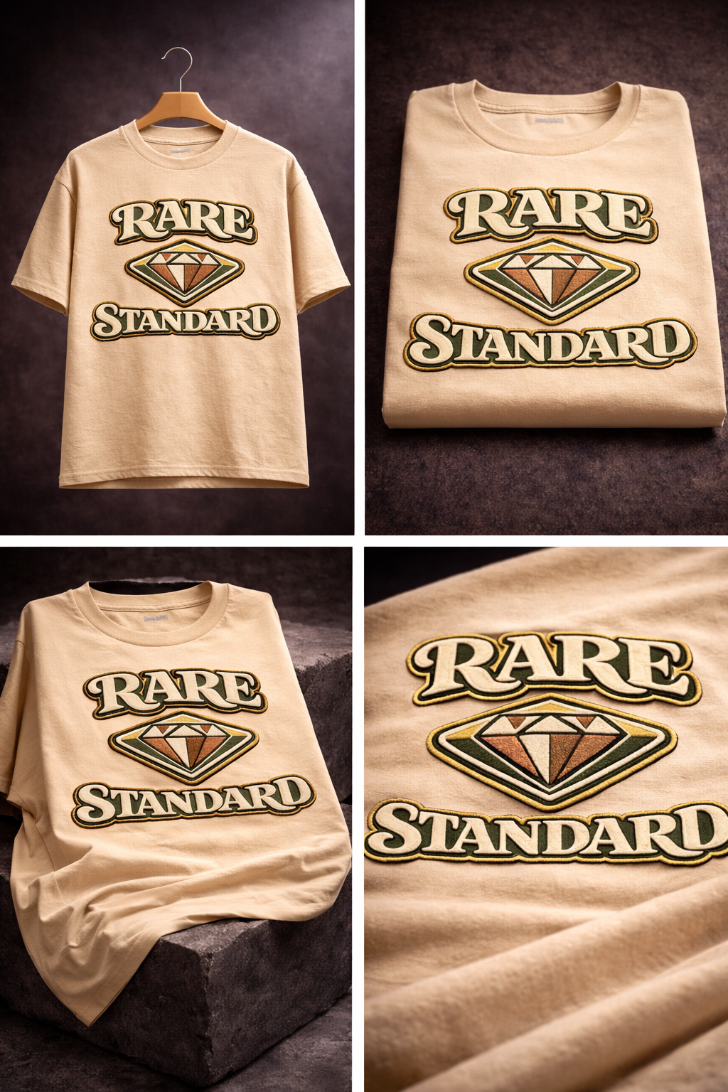 RARE STANDARD | Drop-37 Limited Embroidered Oversized Tee