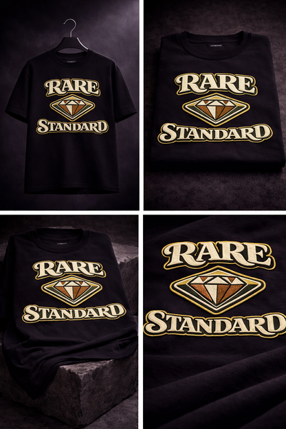 RARE STANDARD | Drop-37 Limited Embroidered Oversized Tee