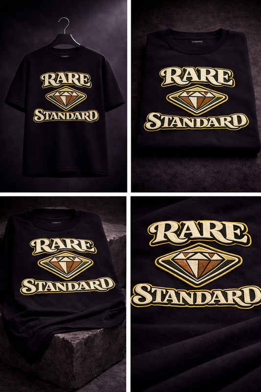 RARE STANDARD | Drop-37 Limited Embroidered Oversized Tee