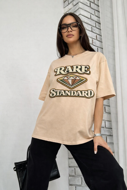 RARE STANDARD | Drop-37 Limited Embroidered Oversized Tee