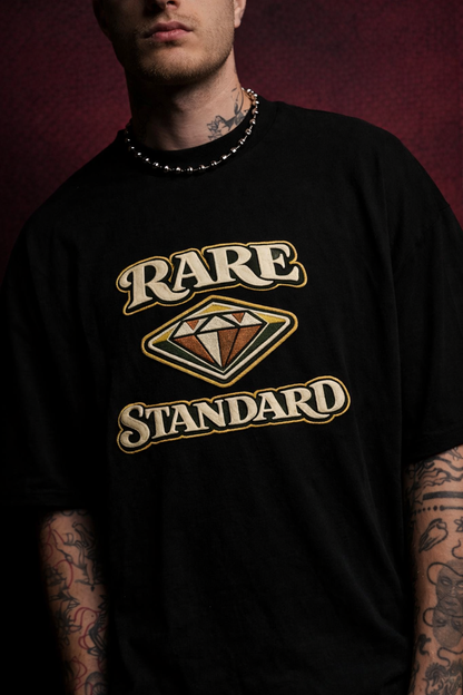 RARE STANDARD | Drop-37 Limited Embroidered Oversized Tee