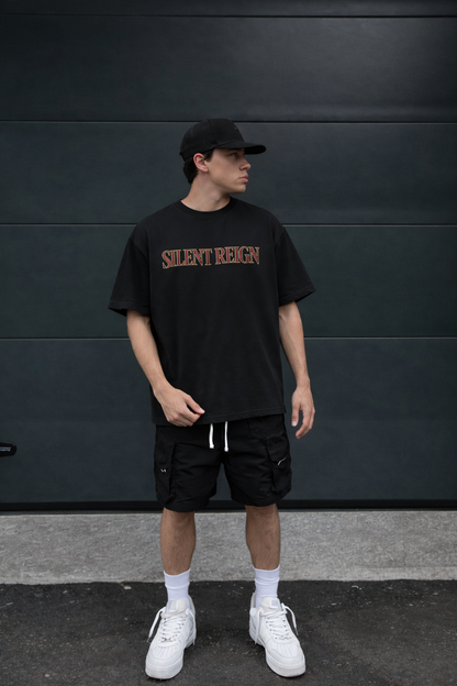 SILENT REIGN  | Drop-28 Limited Embroidered Oversized Tee