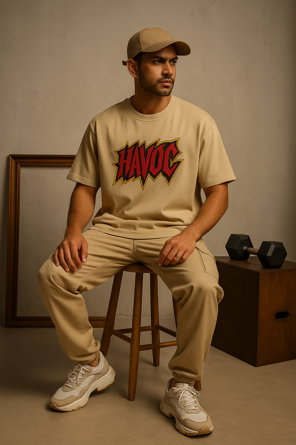 HAVOC | Drop-21 Limited Embroidered Oversized Tee