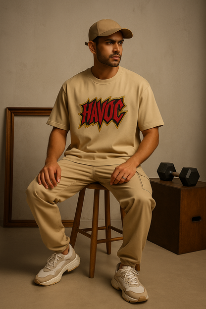 HAVOC | Drop-21 Limited Embroidered Oversized Tee