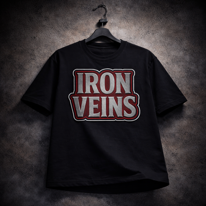 IRON VEINS | Drop-12 Limited Embroidered Ov-Tee